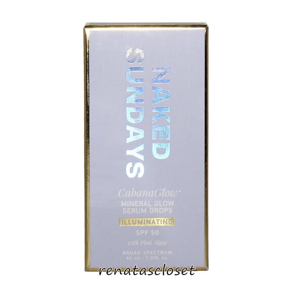 Naked Sundays CabanaGlow Mineral Glow Serum Drops - Illuminating NWT/NIP - Picture 2 of 9